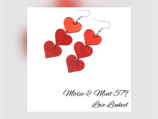 E548-5 Love Linked ( Red)