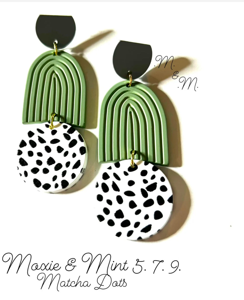 E167-426 Matcha Dots