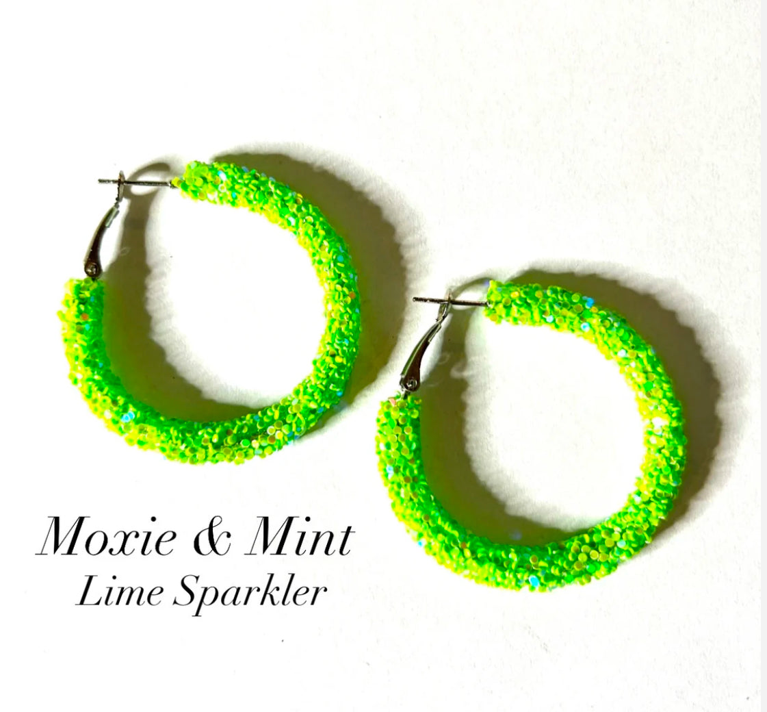 E79-409 Lime Hoops