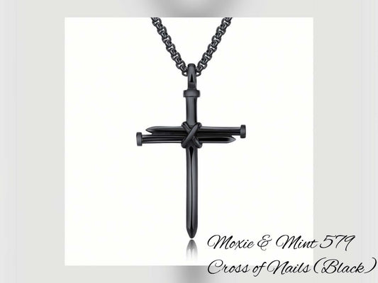 N527-5 Cross of Nails Black